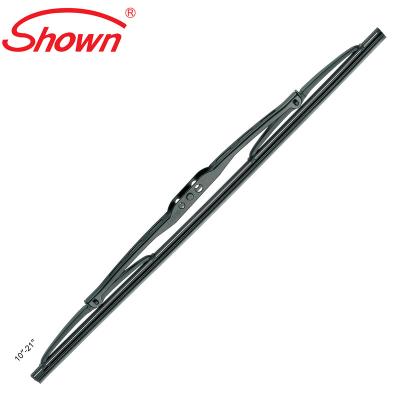 China Natural Rubber With Graphite Shown Universal Type Front Window Wiper Blade Car Wipers for sale