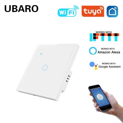 China 1 Gang EU Type 86 Smart WIFI Schakelaar App Remote Timing Spraakbesturing Tuya Smart Home Schakelaar 220 V 10A Te koop