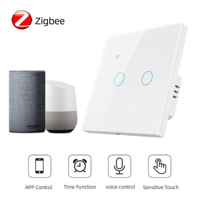 China Smart Zigbee Switch mit App-Sprach-Touch-Steuerung zu verkaufen