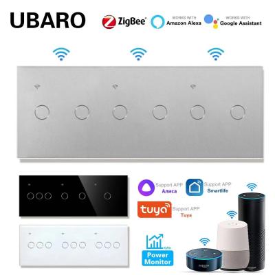 China Wireless Smart Zigbee Wandschalter Zigbee Hubs Zigbee Wireless Switch 6 Gang zu verkaufen