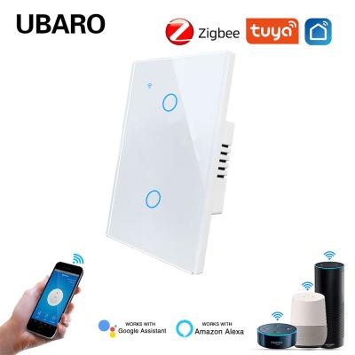 China 110V Tuya Zigbee Dimmer Switch Smart Life App Wifi Power Switch For Home Automation for sale