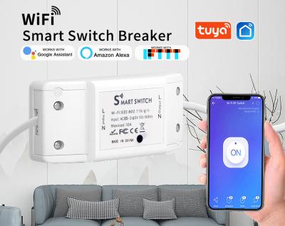 China Universal Wireless Breaker Switch App Wi-Fi 100V bis 240V Wechselstromkreislaufschalter zu verkaufen