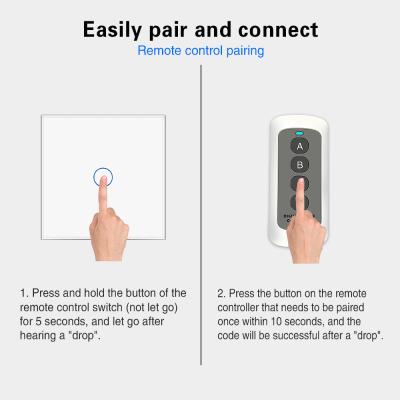 China Wireless Remote Socket Accessories Metal 4 Keys Controller Universal Standard for sale