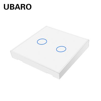 China 2gang Paste Switch 86*86*12mm Smart Home RF 433.92MHZ afstandsbediening met 3-50 voet transmissie afstand Te koop