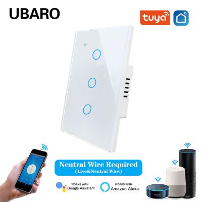 Κίνα 3gang Need Neutral Wire Control Smart Light Switch με App Control Voice Control Εγχειρίδιο Ελέγχου Χρονοδιάγραμμα προς πώληση