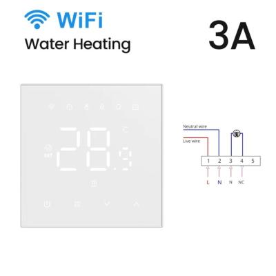 China TuYa Smart Thermostat Schalter Elektrische Wasser Fußbodenheizung Wand Hängender Ofen Schalter zu verkaufen