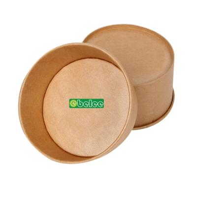 China Ebelee Factory Wholesale Disposable 1000cc Food Grade Kraft Salad Paper Bowl Free Samples for sale