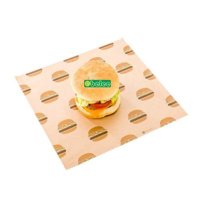 China Chicken sandwich parchment paper for fast food for sale