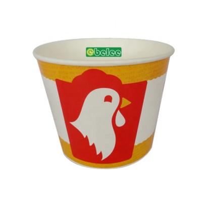 China Disposable Custom Printed Fried Chicken Paper Bucket for sale