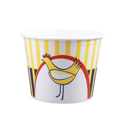 China Disposable Fried Chicken Bucket Disposable Paper Take Away for sale