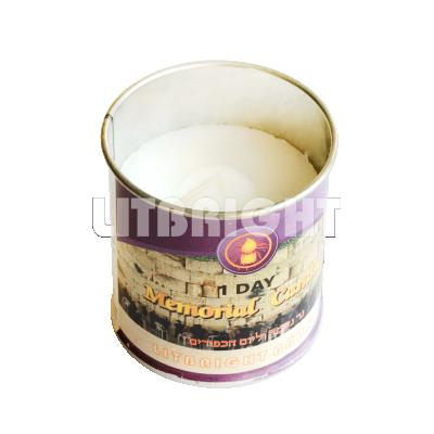 China Religious Activities 1 Day /26 Hours Can / Jewish Memorial Candles Candles Church Votive Candles for sale