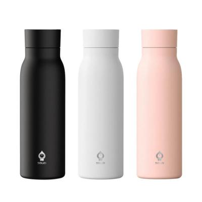 China Wholesale Temperature Display N2 Vacuum Smart Bottle With Temperature Display Time Remind Coffee Bottle for sale