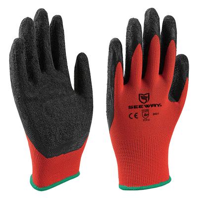 China Seeway Anti-Slip Latex Gloves for sale