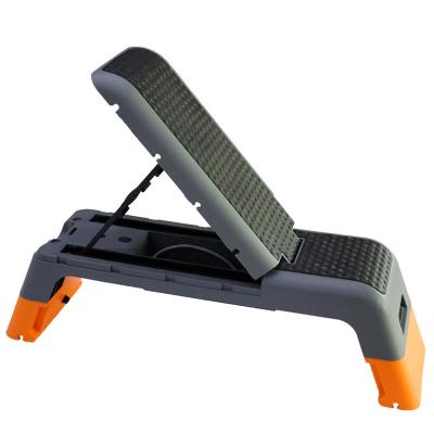 China Indoor Adjustable Aerobic Step Platform 3 Rhythm Multifunctional Step Incline Fitness Exercise Step Platform for sale