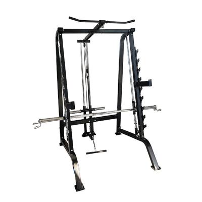 China Indoor Commercial Gym Machine Fitness Equipment Balanced Smith Machine Multi Functional Trainer Smith Machine with Squat Rack for sale