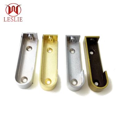 China Modern Leslie Furniture Hardware Wardrobe Tube Rack Clothes Rod Holder Hanging Fixture for sale