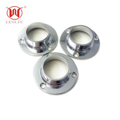 China Modern Fit Round Hanger Tube Rack Support Chrome Steel Pipe Tube Clamp for sale