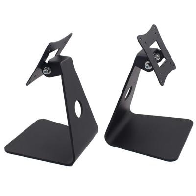 China Desktop TV Monitor Stand Height Adjustable 5mm Cold Rolled Steel Plate en venta