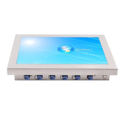 China 1.5mm SS Waterdichte Comité PC, de Industriële Computer van 1000nits Fanless Te koop