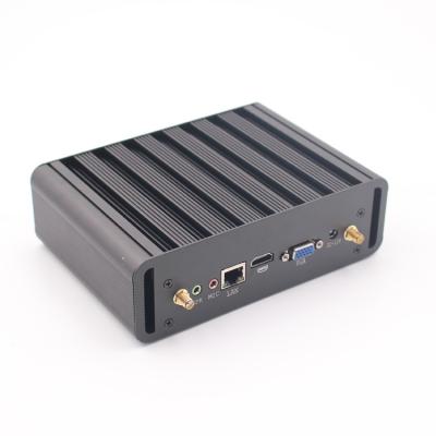 中国 2つの中心Fanless ITX小型PCのLinux VGA WiFiギガビットのイーサネットHTPC 販売のため