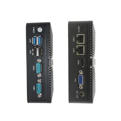 China Dual RS232 ITX NUC MINI Computer Aluminum Alloy With HDMI VGA for sale