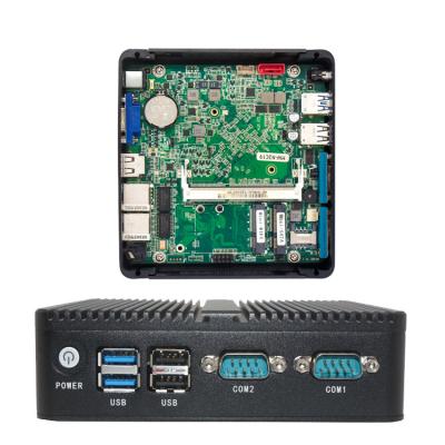 China Liga de alumínio RS232 MINI Pc Intel J1900 2 de PCIE dos ethernet Fanless do ITX à venda