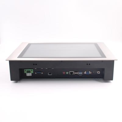 중국 PCPA 터치 산업용 패널 PC 36V 피닉스컨택트 유리 300cd/m2 18W 판매용