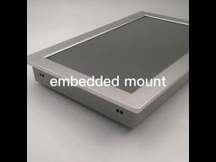 aluminum frame fully sealed waterproof panel pc