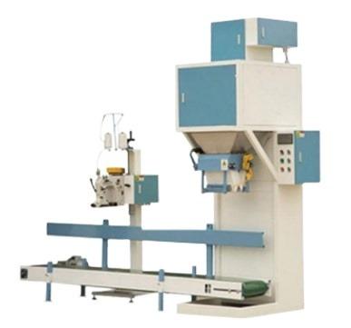 China Granule or Powder Packing 15kg 25kg 50kg 100kg Wooden Granule Corn Wheat Bean Silage Bagging Packing Machine for sale