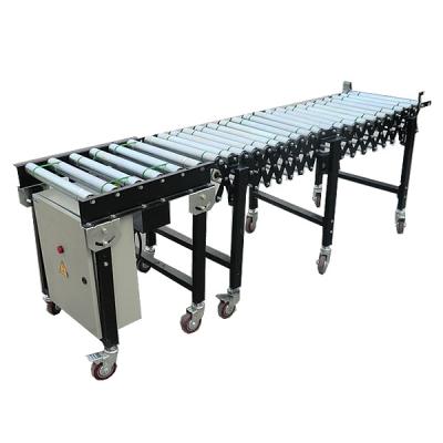 China Delivery of finished products in logistics roller conveyor for warehousing and logistics base for sale