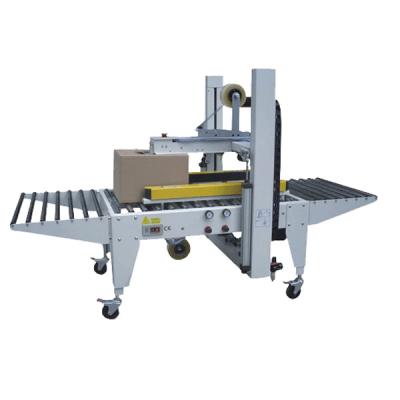 China Suitable for fully automatic I-shaped edge corner jerky edge folding carton machine sealing machine granule box machine strip transport and packing sealing machine for sale