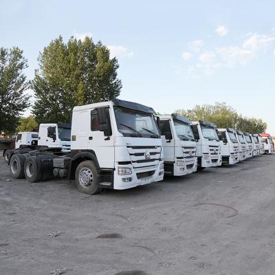 China HOWO Left Hand Drive Right Hand Drive Used Truck Head 6.8x3.7x2.5m for sale