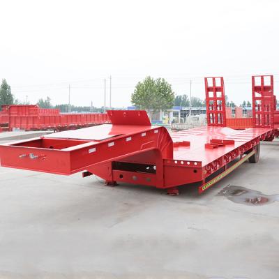 China Chinese 2 Axles / 3 Axles / 4 Axles Low Bed Semi Trailer Truck for sale