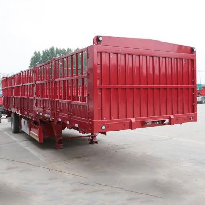 China Truck Barrier Trailer 2020 Semi Truck Trailer Used For Livestock Transport Truck Trailer Livestock Carrier Trailer For Sale for sale