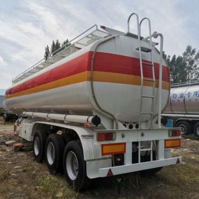 China Truck trailer 50000 liters 50CBM fuel tanker semi trailer gasoline oil tank diesel truck price for sale