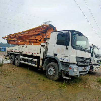 China construction engineering china concrete pump truck with good concrete gas price for sale