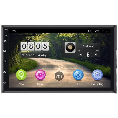 China Universal GPS Touch Screen 2 Din Android Car Radio DVD Player Multimedia Dual 7 Inch Gps Navigation Car Stereo Din for sale