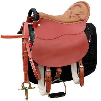 China Western Saddle Customize Comfortable Breathable Dressage Horse Saddle Western Saddle Handmade Leather Saddle for sale