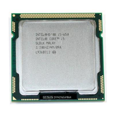 China High Speed ​​Desktop Intel Dual Core i5 650 Core 73W LGA1156 CPU Processor CPU for sale