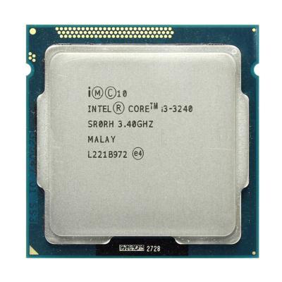 China Intel Socket I3 3240 Dual Core 3.4GHz LGA 1155 TDP 55W 3MB Cache Desktop 1155 Processor for sale