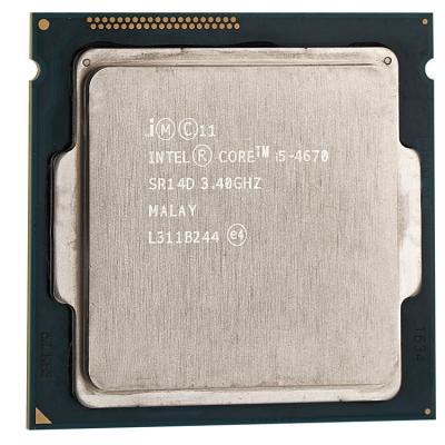 China Desktop for Intel Core I5 ​​4670 3.4GHz 6MB SR14D i5-4670 Socket LGA Quad-Core CPU Processor 1150 for sale