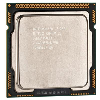 China Desktop Original For Intel Core i5 750 CPU 2.66GHz 8MB Cache LGA1156 Desktop CPU I5-750 for sale