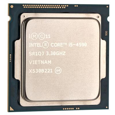 China Desktop For Intel Core Processor I5 4590 LGA 1150 3.3GHz Dual Core Four Threads 100% Working Desktop Processors for sale