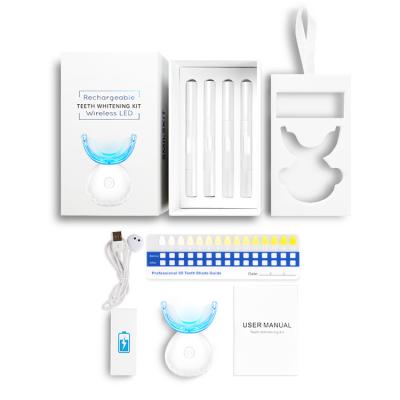 China Custom Home Hotel Removal Teeth Whitening Cordless Tooth Kits Blue Light Tooth Whitening Instrument for sale