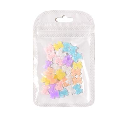 China Easy Apply Nail Supplies Nail Crystals Bow Japanese Design 3D Rhinestone Nail Art Butterfly Decoration Parts for sale