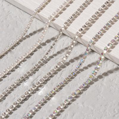 China Easy Apply Nail Supply 3D Nail Accessory Chains Professional Diy Nail Rhinestones for sale