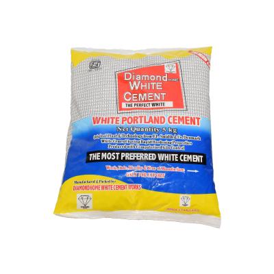 China China Supplier of High Quality and Low Price Acid Resistant 5KG White Cement 52.5 SMALL BAG Price for sale