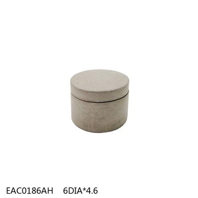 China Food Safe Concrete Kitchen Accessories Sugar Jar Light Grey 6×6×4.6 cm for sale