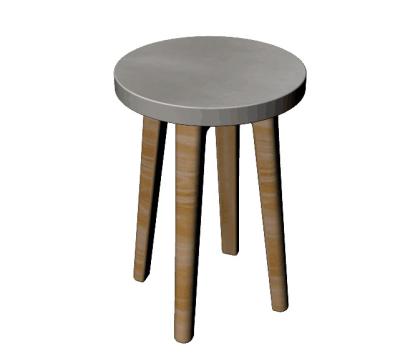 China Simple Modern Concrete Furniture / Decorative Cement Stool For Outdoor , Indoor for sale