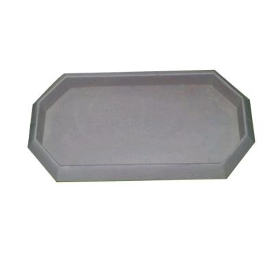 China Geometric Large Grey Concrete Tray Concavo - Convex For Hotel , Home Decoration for sale